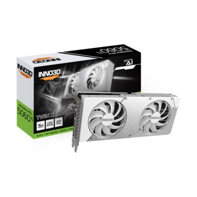 INNO3D GeForce RTX 5060Ti TWIN X2 OC White 16GB GDDR7