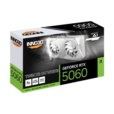 INNO3D GeForce RTX 5060 Twin X2 OC White