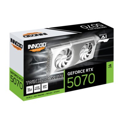 INNO3D GeForce RTX 5070 TWIN X2 OC WHITE